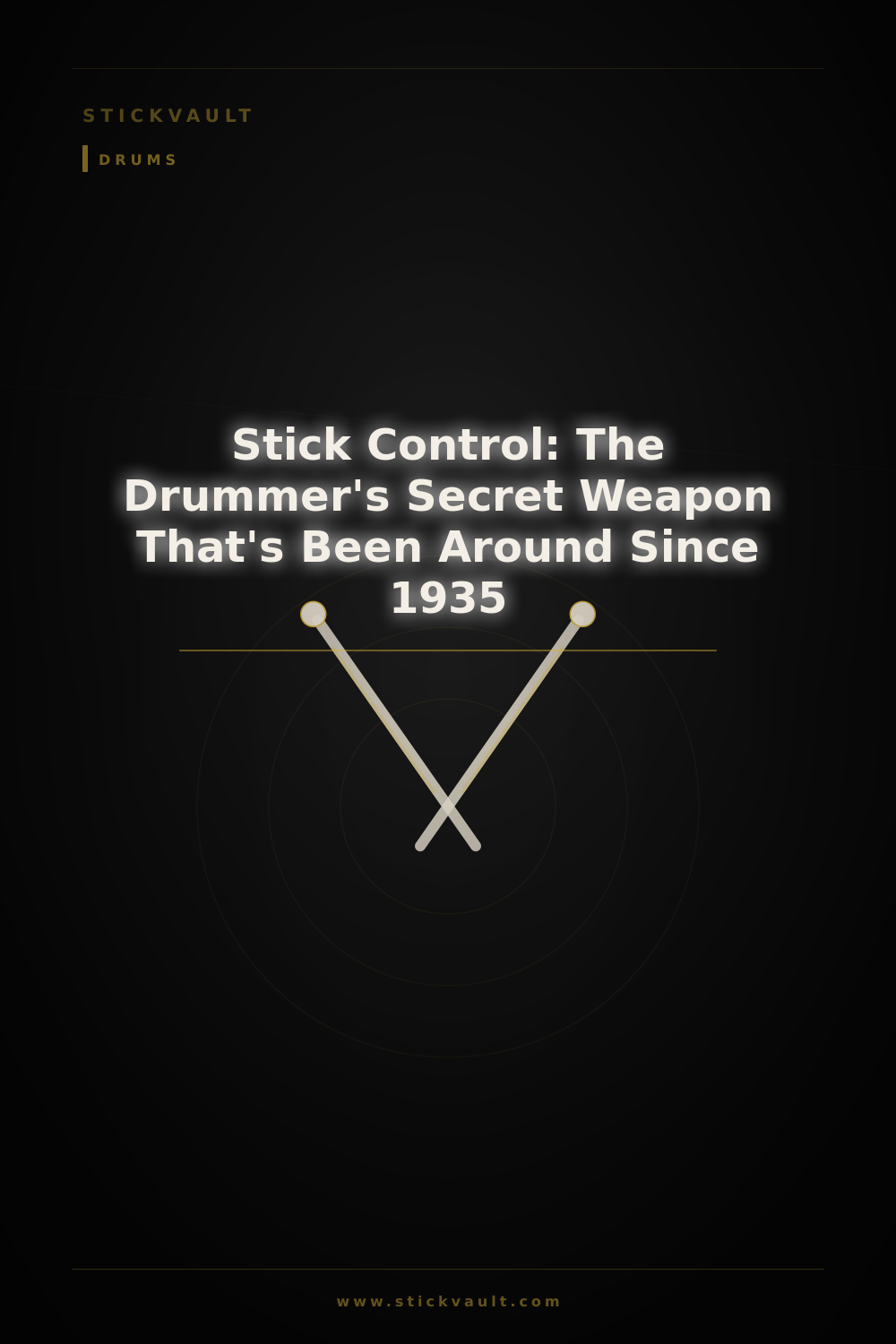 Stick Control: The Drummer's Secret Weapon That's Been Around Since 1935 — StickVault